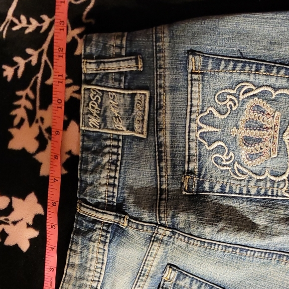 WAS $25  Women's MED  Denim MINI Skirt Condition New - Picture 8 of 14